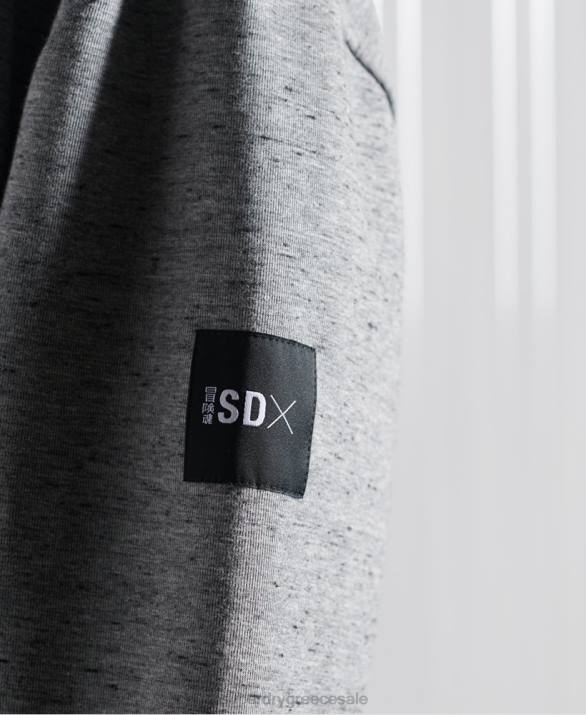 περιορισμένη έκδοση sdx box drop hoodie άνδρες είδη ένδυσης γκρί Superdry L02L874