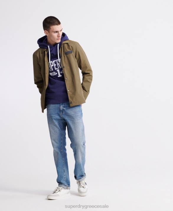 super 1 κλασικό νέον hoodie άνδρες είδη ένδυσης μωβ Superdry L02L901