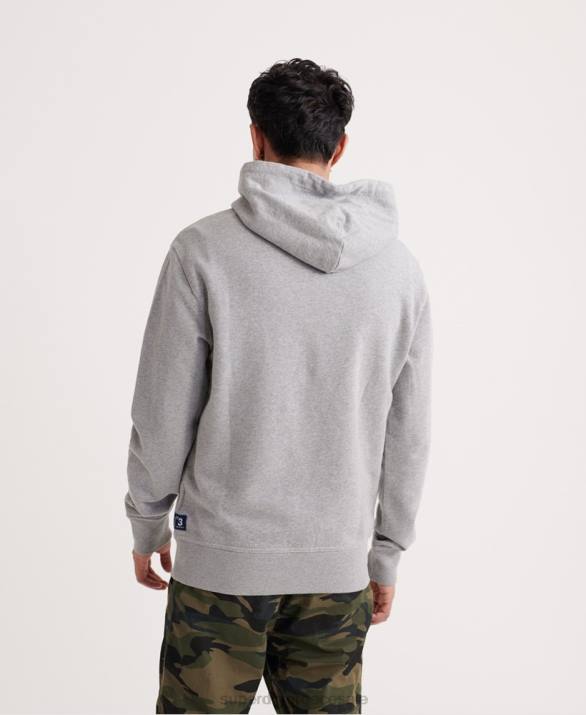 superstate hoodie άνδρες είδη ένδυσης γκρί Superdry L02L902