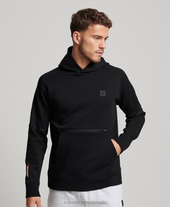 tech hoodie άνδρες είδη ένδυσης μαύρος Superdry L02L711