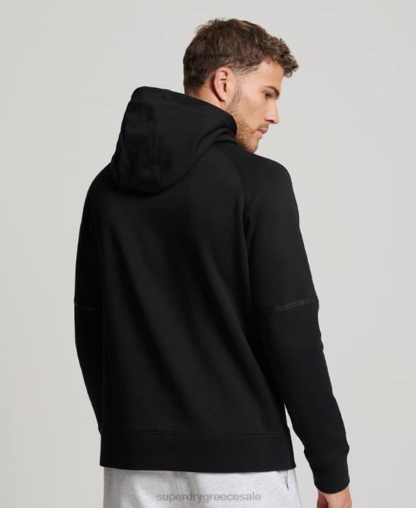 tech hoodie άνδρες είδη ένδυσης μαύρος Superdry L02L711