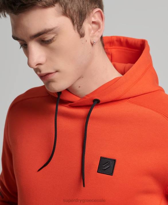 tech hoodie άνδρες είδη ένδυσης πορτοκάλι Superdry L02L829