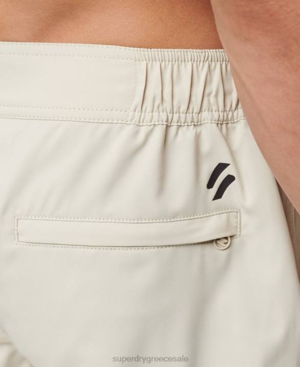 αθλητικά ανακυκλωμένα board shorts άνδρες είδη ένδυσης μπεζ Superdry L02L41