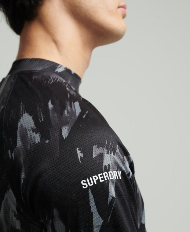 τρένο mock λαιμόκοψη άνδρες Superdry είδη ένδυσης 00T2R5357 σκούρο γκρι