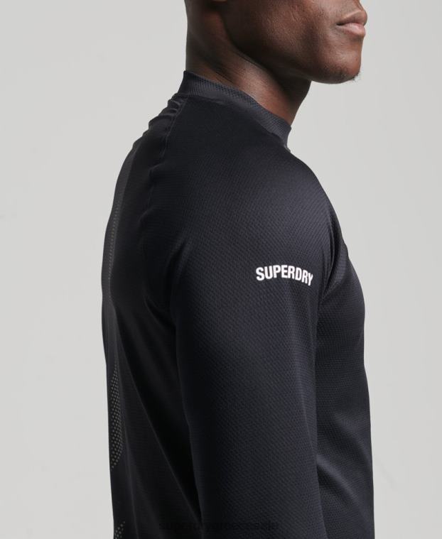 τρένο mock λαιμόκοψη άνδρες Superdry είδη ένδυσης 00T2R5392 μαύρος