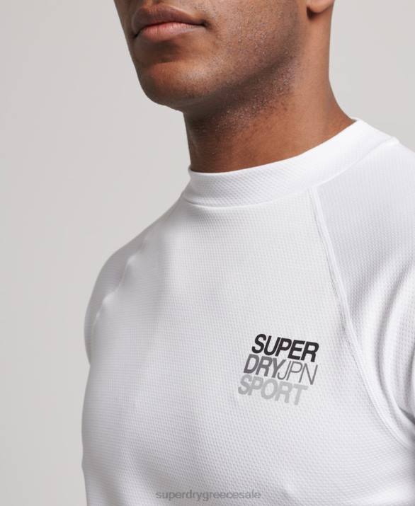 τρένο mock λαιμόκοψη άνδρες είδη ένδυσης άσπρο Superdry L02L1413