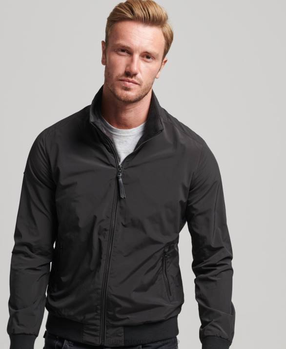 σακάκι Harrington άνδρες είδη ένδυσης μαύρος Superdry L02L4563