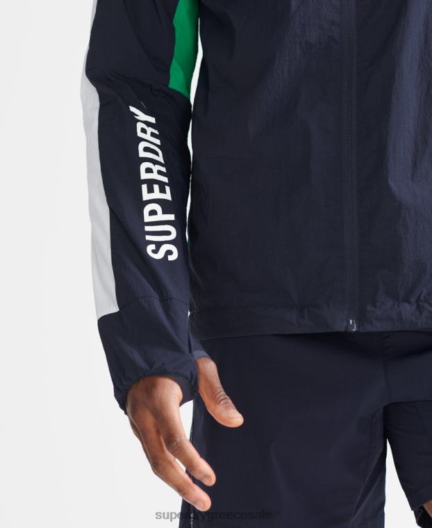 σακάκι για τρέξιμο άνδρες Superdry είδη ένδυσης 00T2R5400 ΠΟΛΕΜΙΚΟ ΝΑΥΤΙΚΟ