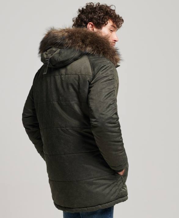 σακάκι chinook parka άνδρες είδη ένδυσης χακί Superdry L02L4479