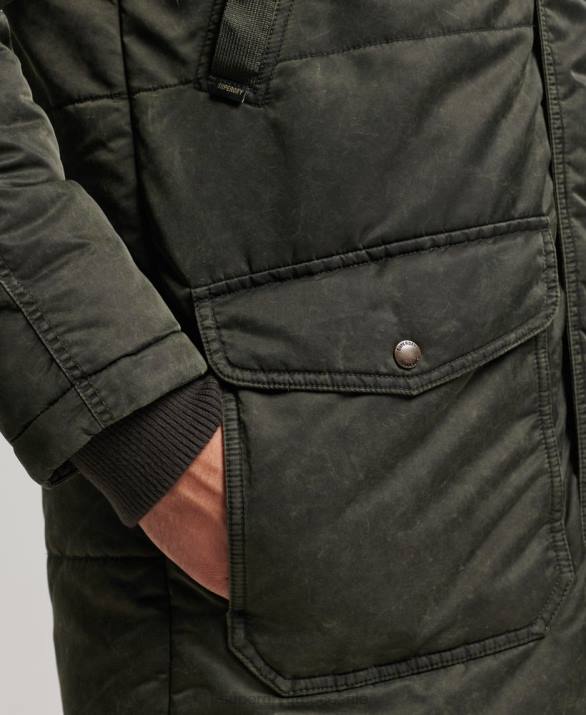 σακάκι chinook parka άνδρες είδη ένδυσης χακί Superdry L02L4479