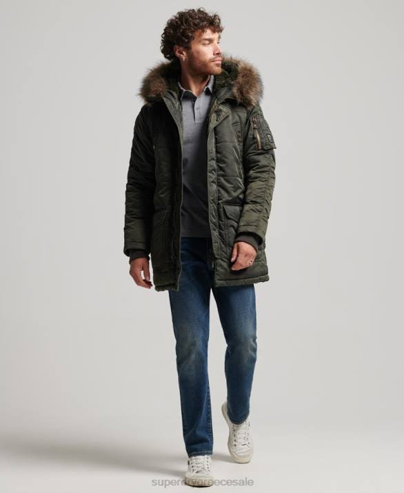 σακάκι chinook parka άνδρες είδη ένδυσης χακί Superdry L02L4479