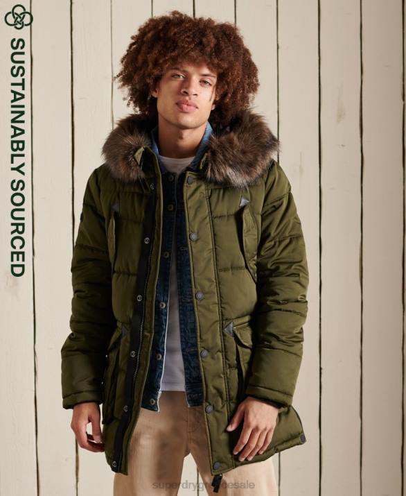 chinook parka άνδρες είδη ένδυσης πράσινος Superdry L02L4538