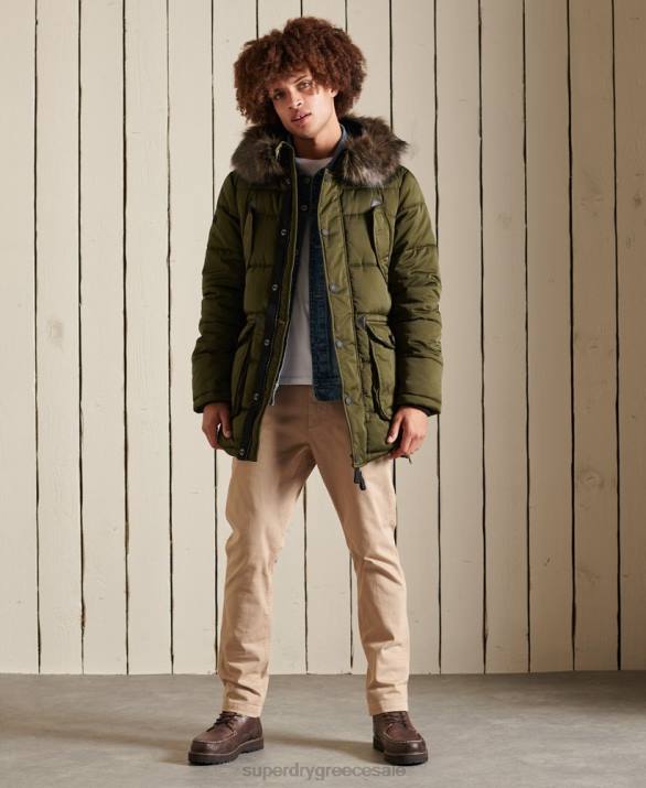 chinook parka άνδρες είδη ένδυσης πράσινος Superdry L02L4538