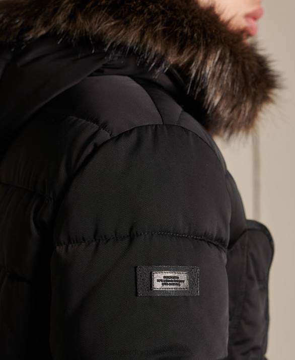 chinook parka άνδρες είδη ένδυσης μαύρος Superdry L02L4636