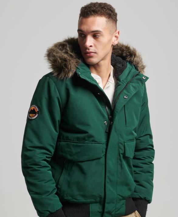 everest bomber jacket άνδρες είδη ένδυσης πράσινος Superdry L02L1168