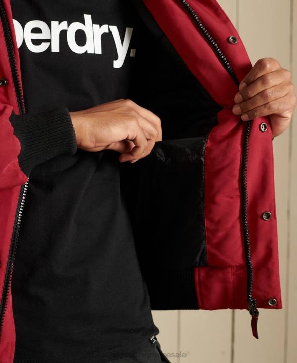 everest bomber jacket άνδρες είδη ένδυσης το κόκκινο Superdry L02L4494