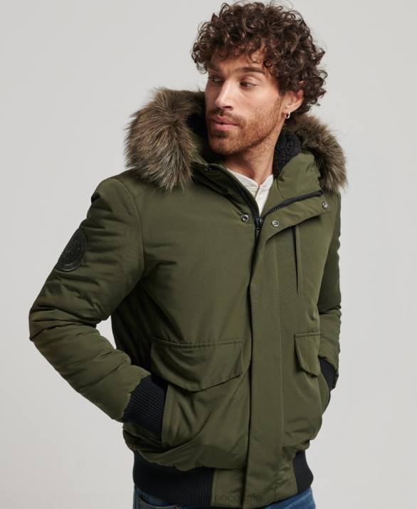 everest bomber jacket άνδρες είδη ένδυσης πράσινος Superdry L02L4497