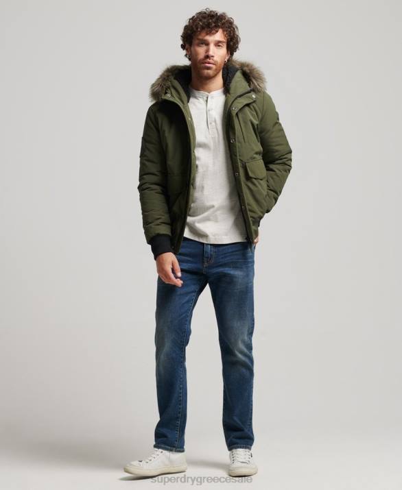 everest bomber jacket άνδρες είδη ένδυσης πράσινος Superdry L02L4497