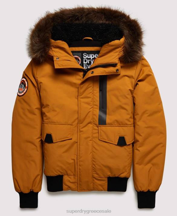 everest bomber jacket άνδρες είδη ένδυσης κίτρινος Superdry L02L4604