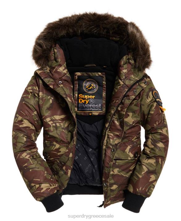 everest bomber jacket άνδρες είδη ένδυσης χακί Superdry L02L4708