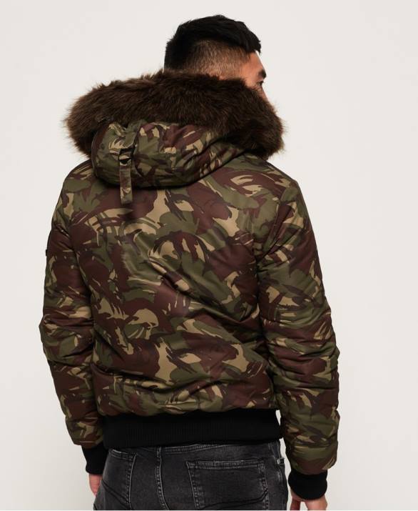 everest bomber jacket άνδρες είδη ένδυσης χακί Superdry L02L4708