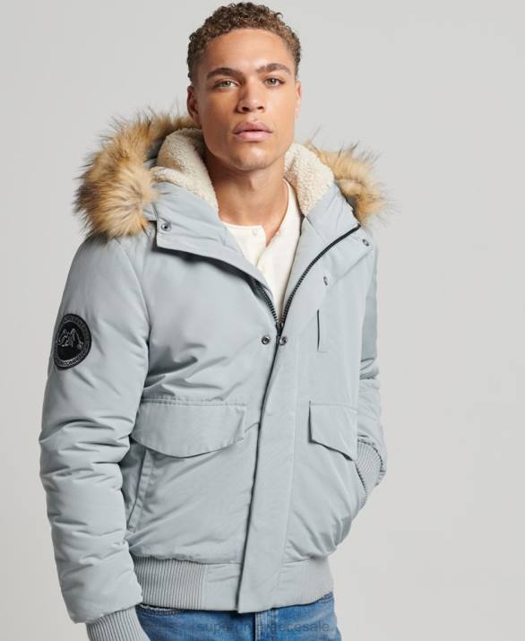 everest bomber jacket άνδρες είδη ένδυσης γαλάζιο Superdry L02L993