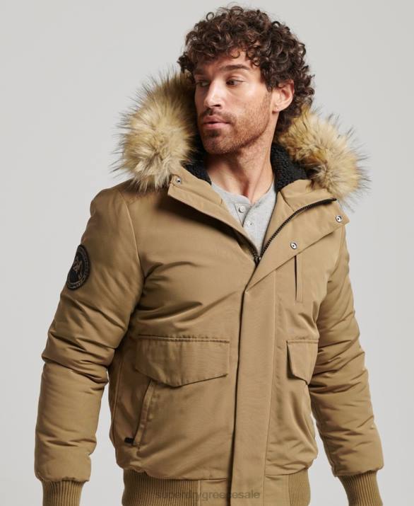 everest bomber jacket άνδρες είδη ένδυσης καφέ Superdry L02L994