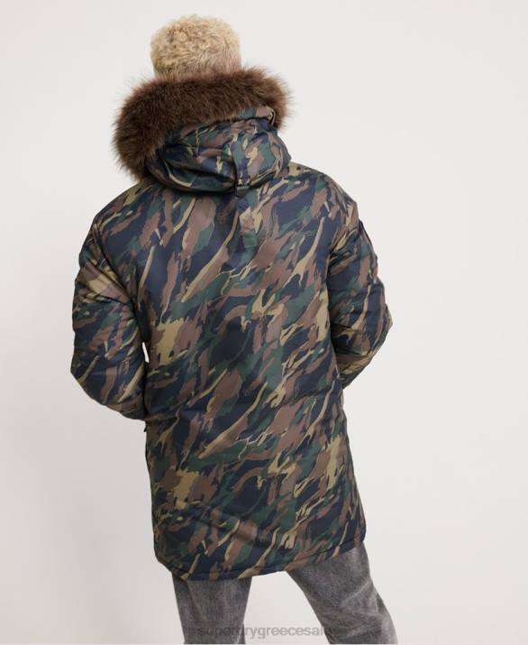 σακάκι everest parka άνδρες είδη ένδυσης χακί Superdry L02L4602