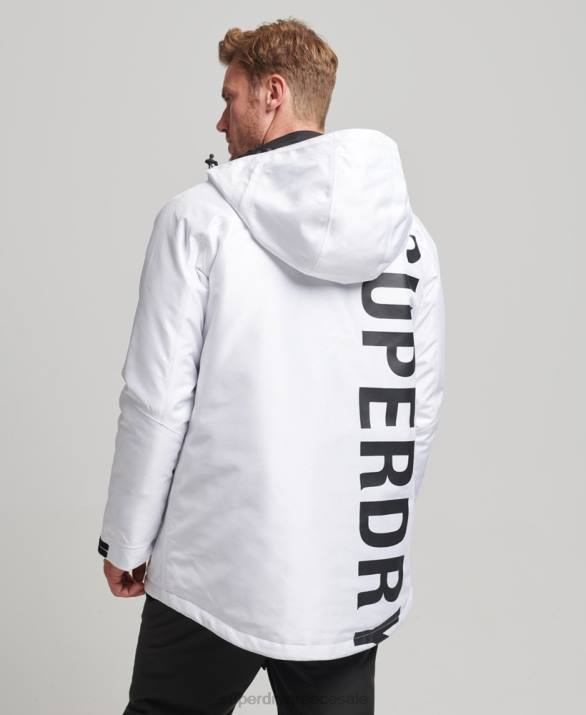 μπουφάν freeride άνδρες είδη ένδυσης άσπρο Superdry L02L1116