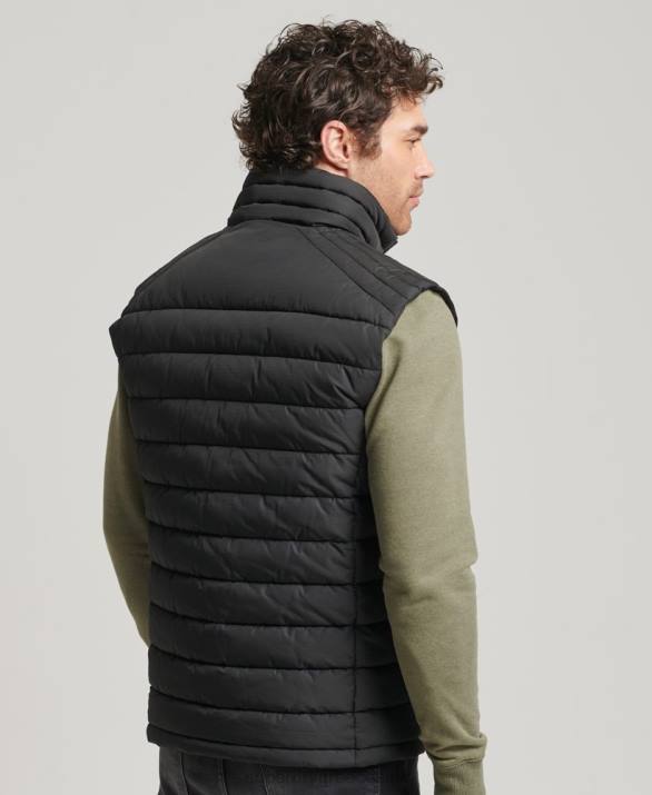 στούντιο fuji gilet άνδρες είδη ένδυσης μαύρος Superdry L02L4651