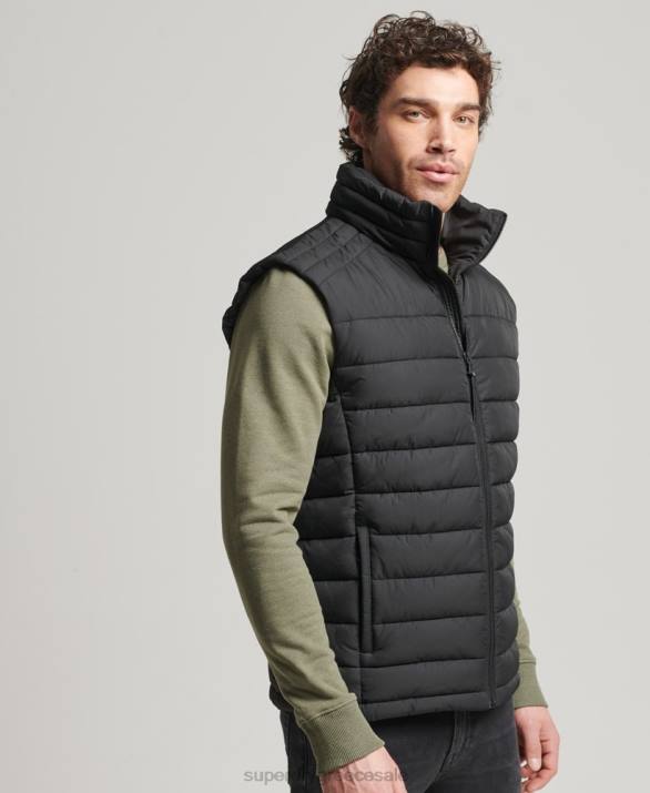 στούντιο fuji gilet άνδρες είδη ένδυσης μαύρος Superdry L02L4651