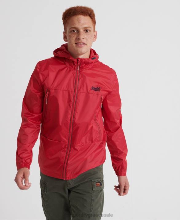 offshore packable cagoule άνδρες είδη ένδυσης το κόκκινο Superdry L02L1186