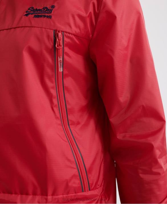 offshore packable cagoule άνδρες είδη ένδυσης το κόκκινο Superdry L02L1186