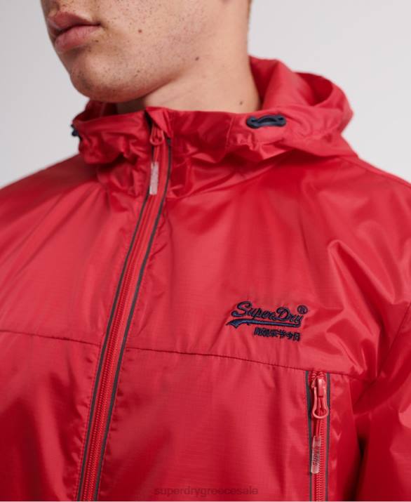 offshore packable cagoule άνδρες είδη ένδυσης το κόκκινο Superdry L02L1186