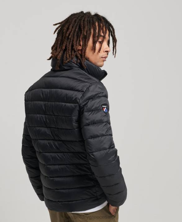 κλασικό λογότυπο puffer jacket άνδρες είδη ένδυσης μαύρος Superdry L02L4633