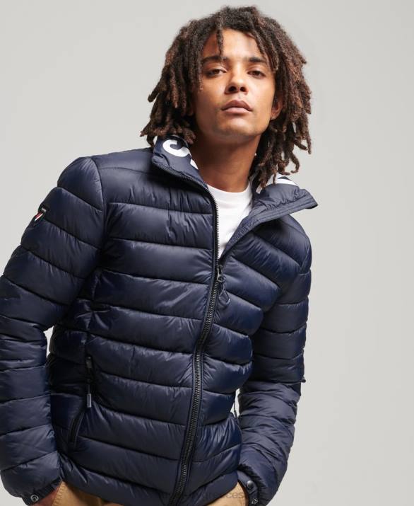 κλασικό λογότυπο puffer jacket άνδρες είδη ένδυσης ΠΟΛΕΜΙΚΟ ΝΑΥΤΙΚΟ Superdry L02L4654