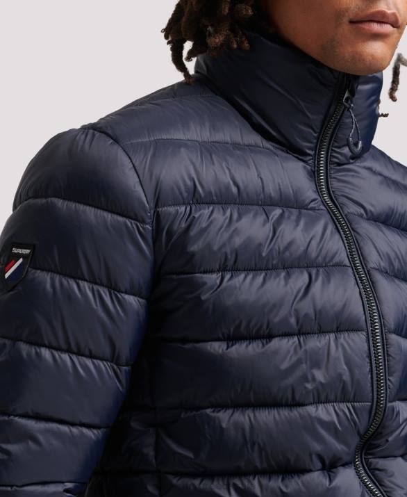 κλασικό λογότυπο puffer jacket άνδρες είδη ένδυσης ΠΟΛΕΜΙΚΟ ΝΑΥΤΙΚΟ Superdry L02L4654