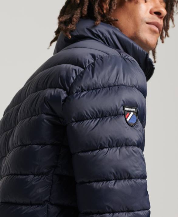 κλασικό λογότυπο puffer jacket άνδρες είδη ένδυσης ΠΟΛΕΜΙΚΟ ΝΑΥΤΙΚΟ Superdry L02L4654