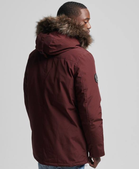 rookie down jacket parka άνδρες είδη ένδυσης μωβ Superdry L02L1185