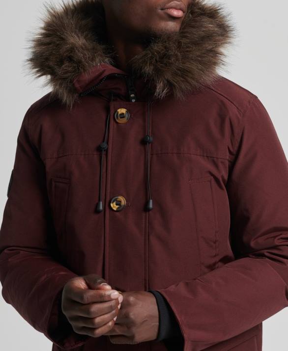 rookie down jacket parka άνδρες είδη ένδυσης μωβ Superdry L02L1185