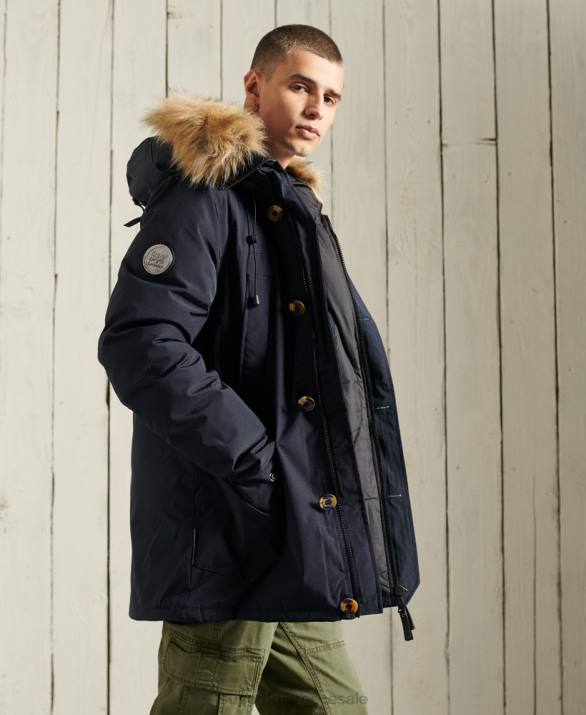 rookie down jacket parka άνδρες είδη ένδυσης ΠΟΛΕΜΙΚΟ ΝΑΥΤΙΚΟ Superdry L02L4642