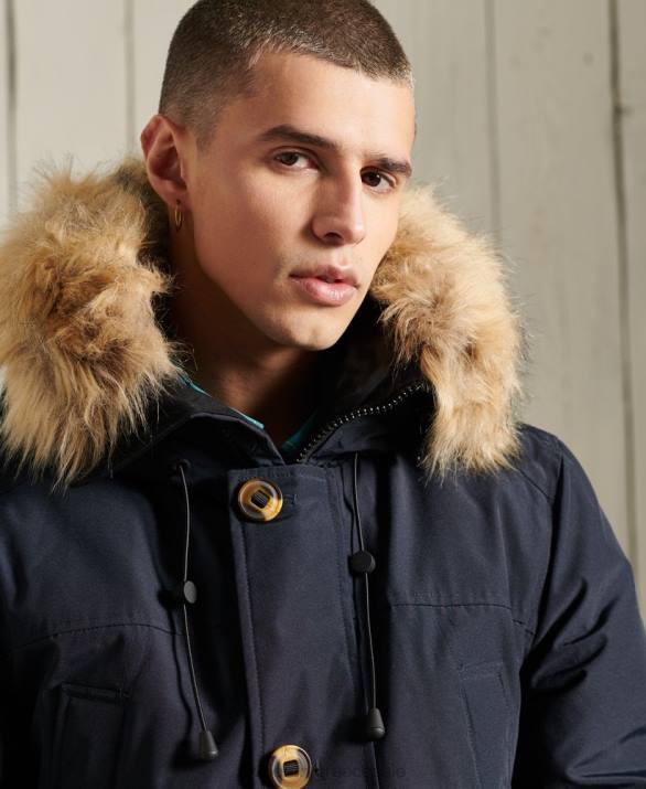 rookie down jacket parka άνδρες είδη ένδυσης ΠΟΛΕΜΙΚΟ ΝΑΥΤΙΚΟ Superdry L02L4642