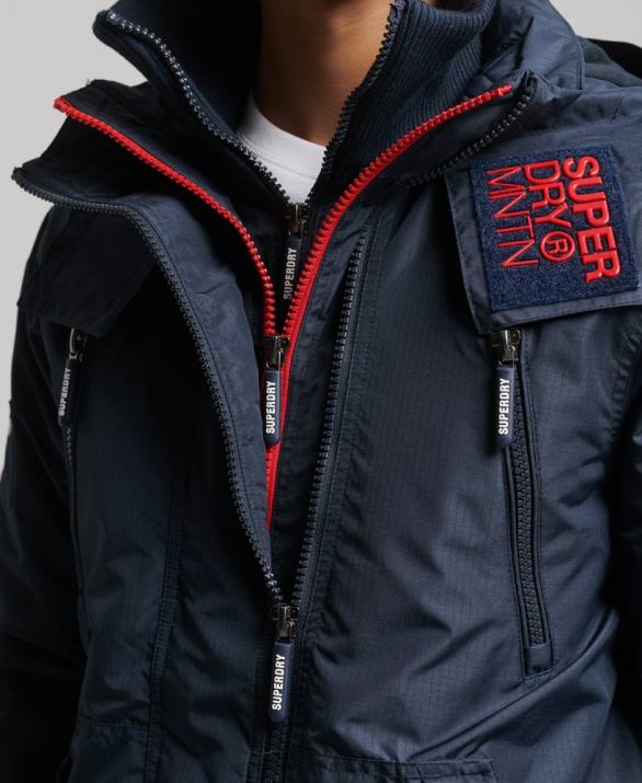 βουνό sd windcheater jacket άνδρες είδη ένδυσης ΠΟΛΕΜΙΚΟ ΝΑΥΤΙΚΟ Superdry L02L1014