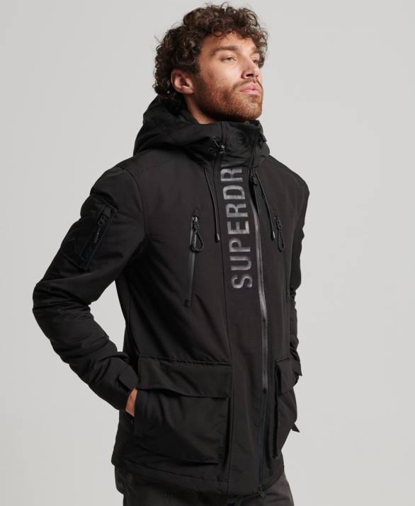 απόλυτο sd windcheater jacket άνδρες είδη ένδυσης μαύρος Superdry L02L1119