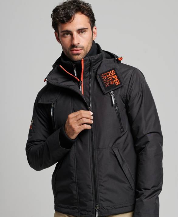 βουνό sd windcheater jacket άνδρες είδη ένδυσης μαύρος Superdry L02L1160