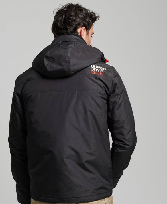 βουνό sd windcheater jacket άνδρες είδη ένδυσης μαύρος Superdry L02L1160