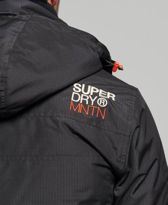 βουνό sd windcheater jacket άνδρες είδη ένδυσης μαύρος Superdry L02L1160