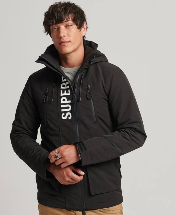 απόλυτο sd windcheater jacket άνδρες είδη ένδυσης μαύρος Superdry L02L1187