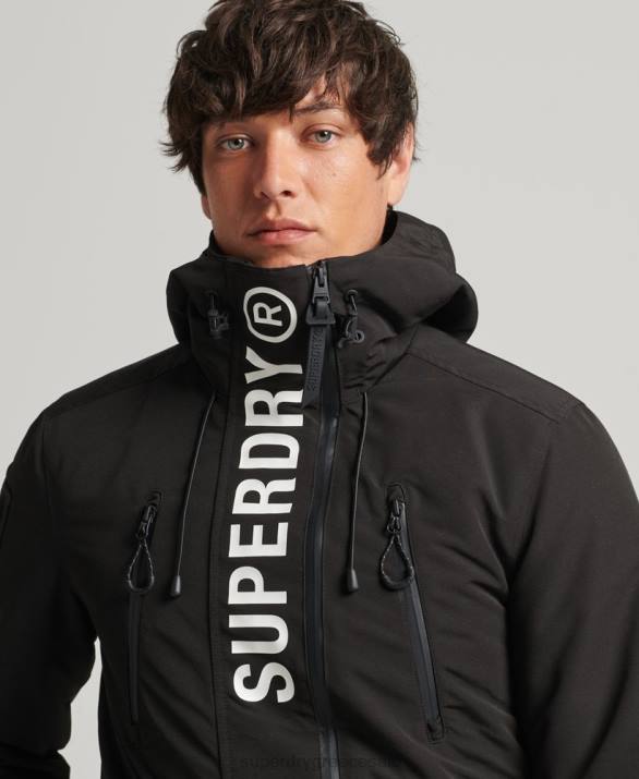 απόλυτο sd windcheater jacket άνδρες είδη ένδυσης μαύρος Superdry L02L1187