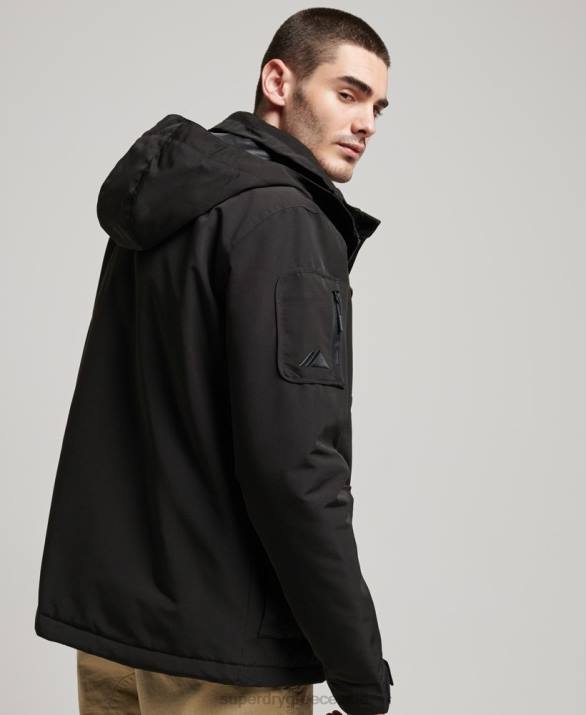 απόλυτο sd windcheater jacket άνδρες είδη ένδυσης μαύρος Superdry L02L919